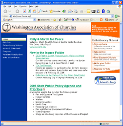 the Washington Association of Churches